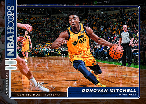 2018-19 Hoops Lights Camera Action Winter #25 Donovan Mitchell