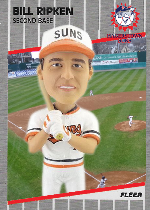 Hagerstown Suns Turn 1989 Fleer Billy Ripken Into a Bobblehead