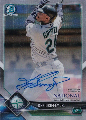 2018 Bowman Chrome National Convention Ken Griffey Jr Autograph