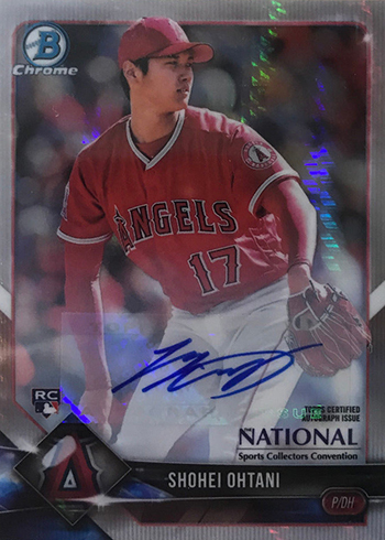 2018 Bowman Chrome National Convention Shohei Ohtani Autograph
