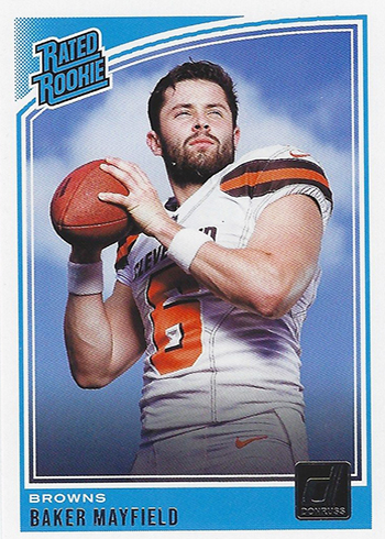 2018 Donruss Football Rated Rookies Baker Mayfield