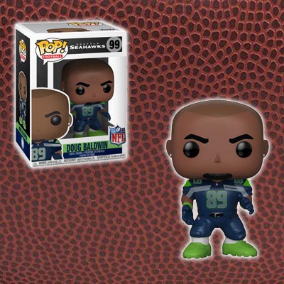 Funko NFL Seattle Seahawks POP Football Doug Baldwin Vinyl Figure