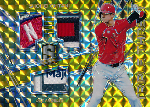2018 Panini Chronicles Baseball Triple Threat Shohei Ohtani 10