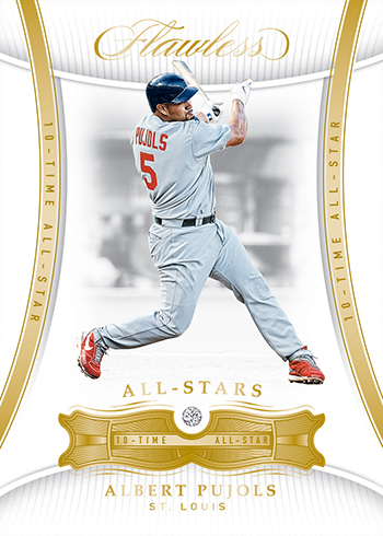 2018 Panini Flawless Baseball Base All-Stars