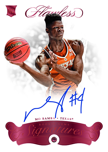 2018 Panini Flawless Collegiate Basketball Rookie Gem Signatures