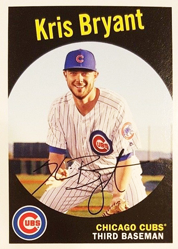 2018 Topps Archives Baseball Variations 100 Kris Bryant