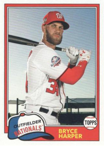 2018 Topps Update 1983 Gold Bryce Harper #D08/50 #8345 *78123