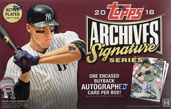 2019 Topps Archives Signature Series Active Checklist, Set Info, Boxes