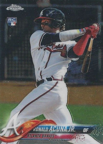 2018 Topps Chrome Ronald Acuna RC