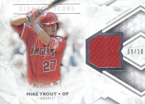 2018 Topps Diamond Icons Relics Mike Trout 10