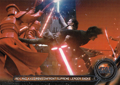 Star Wars Galactic Files Reborn Blue Parallel Base Card TFA-3 Kylo Ren