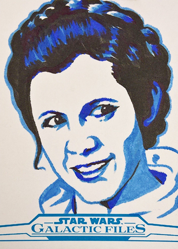 2018 Topps Star Wars Galactic Files Sketch Cards Bill Pulkovski