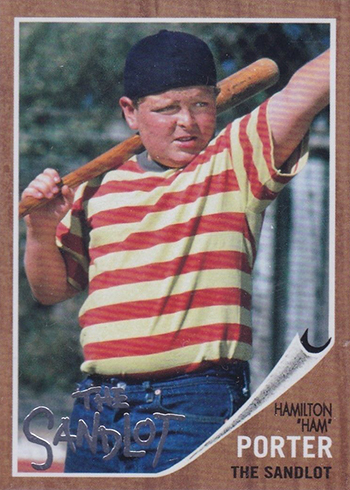 2018 Topps Archives Baseball The Sandlot SL-HP Hamilton Ham Porter