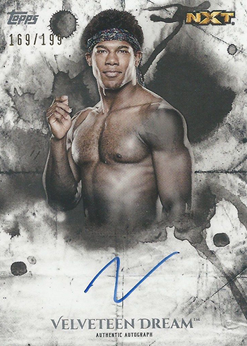 2018 Topps WWE Undisputed Autographs Velveteen Dream