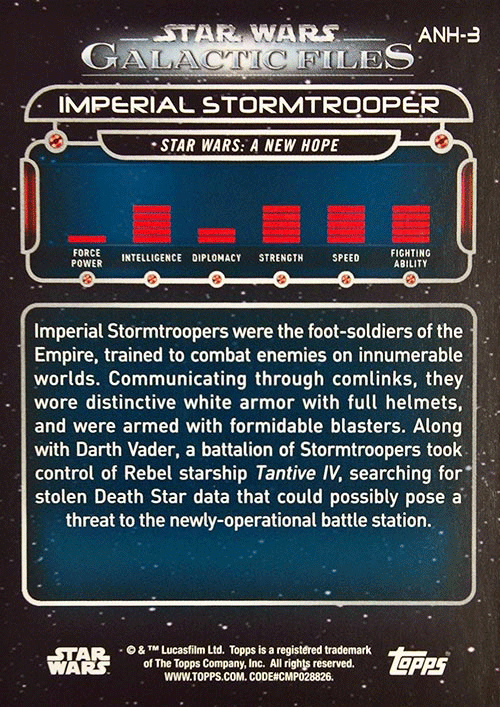 Star Wars Galactic Files Series 1 Base Card #102 Uncle Owen