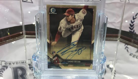 2018 Bowman Chrome Shohei Ohtani Kanji Autograph Mystery