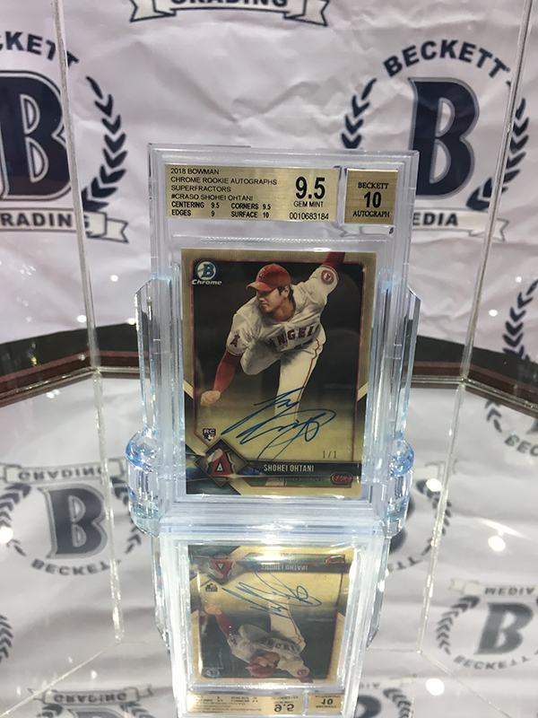 2018 Bowman Chrome Shohei Ohtani Kanji Autograph Mystery