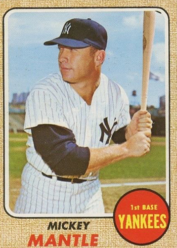 1968 Topps Mickey Mantle