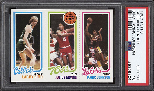 Magic Johnson/Larry Bird 2009-10 Panini Classics Autograph Card #1