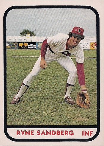 1981 Ryne Sandberg Major League Call-Up Game-Used, Signed