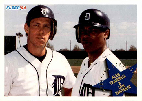 Shared Real Estate: Baseball Cards with Alan Trammell and Lou Whitaker  Together - Beckett Pricing Insider