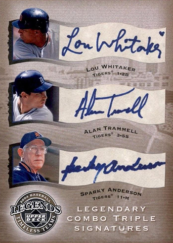 Lou Whitaker Memorabilia, Autographed Lou Whitaker Collectibles