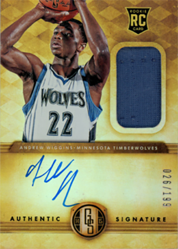 2014-15 Panini Gold Standard Andrew Wiggins