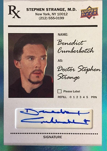 2016 Upper Deck Doctor Strange Autographs Benedict Cumberbatch