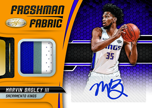 2018-19 Panini Certified Basketball Freshman Fabric