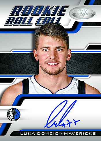 2018-19 Panini Certified Basketball Rookie Roll Call