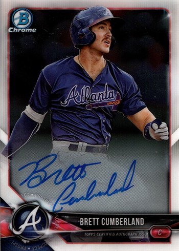 2018 Bowman Chrome Autographs, Checklist, Prospect Info