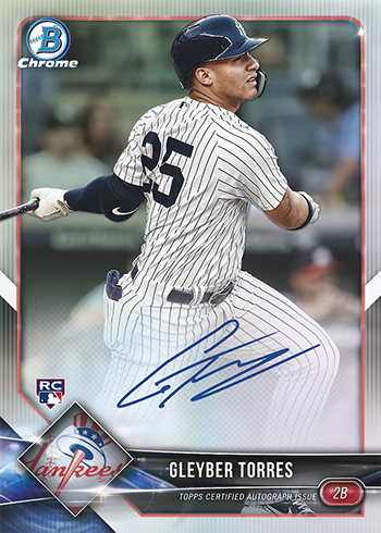 Gleyber Torres Named 2018 Bowman Lucky Redemption