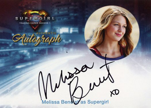 2018 Cryptozoic Supergirl Season 1 Autographs MB2 Melissa Benoist as Supergirl