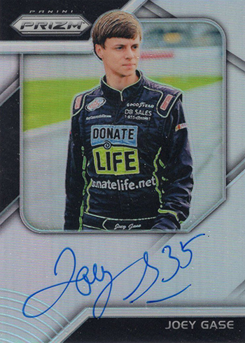 2018 Panini Prizm Racing Driver Signatures Joey Gase