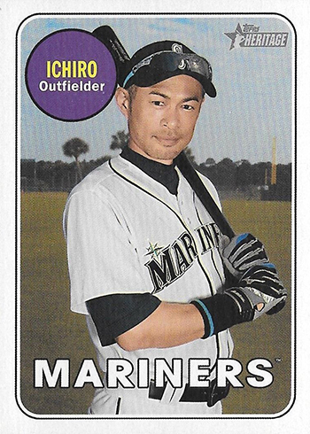 ICHIRO ICHI TOPPS NOW® PLAYERS WEEKEND JERSEY RELIC CHANCE