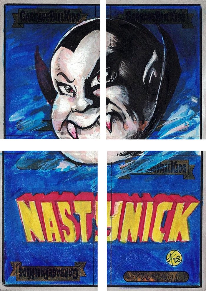 2018 Topps Garbage Pail Kids Oh the Horror-ible Sketch Puzzle