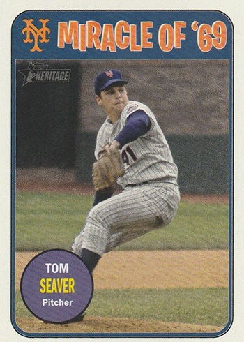 2018 Topps Heritage High Number Baseball Miracle of 69 Tom Seaver