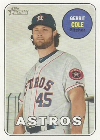 GERRIT COLE 2016 TOPPS HERITAGE CLUBHOUSE COLLECTION GOLD JERSEY #98/9 –  LTDSports