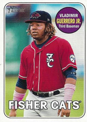  2018 Topps Heritage Minors #54 Bo Bichette New Hampshire Fisher  Cats Official Minor League Baseball Trading Card : Collectibles & Fine Art