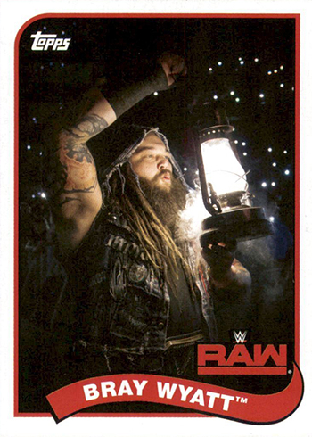 Bray Wyatt 2013 #28 WWE Heritage 2015 ROOKIE OF THE YEAR TOPPS TRADING CARD 