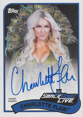 2018 Topps Heritage WWE Autographs Charlotte Flair