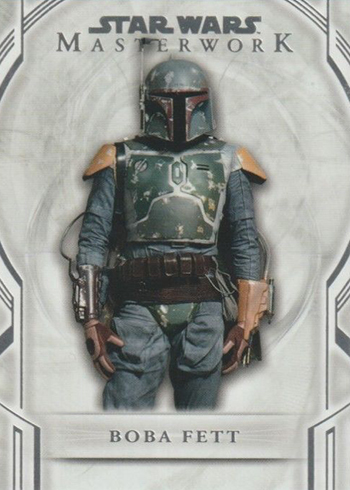 Star Wars Masterwork 2018 Blue Base Card 16 Boba Fett