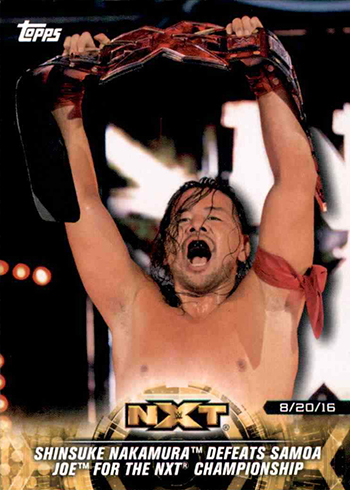 2018 Topps WWE NXT 4 Shinsuke nakamura