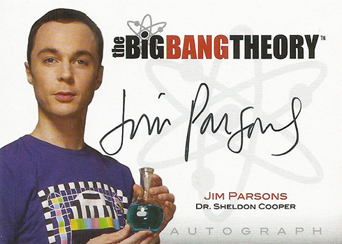 Autogramm The Big Bang Theory Jim Parsons Autograph