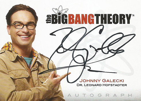 Autogramm Johnny Galecki Hancock The Big Bang Theory Autograph 