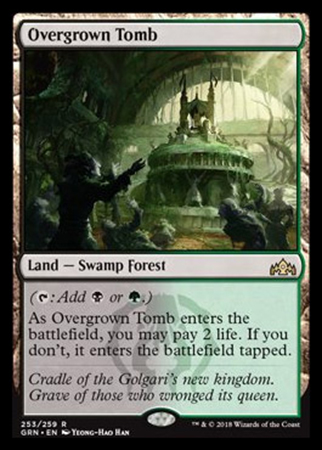 Magic the Gathering Guilds of Ravnica Overgrown Tomb