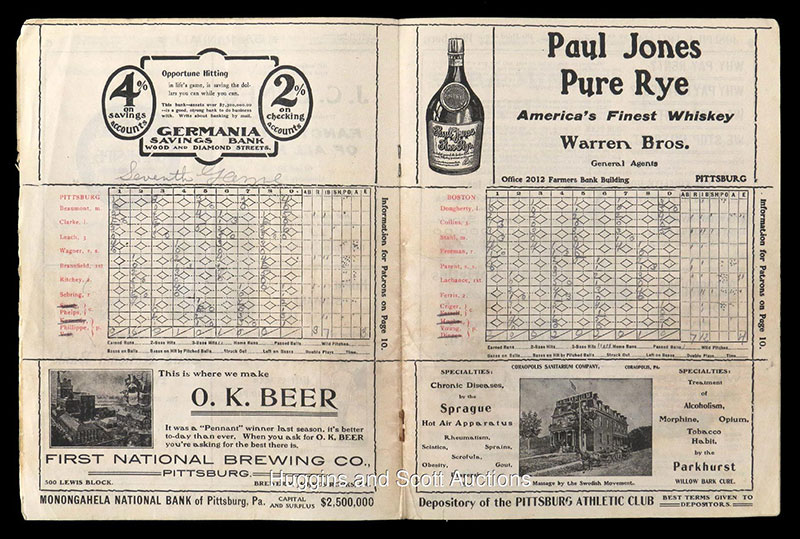 Card Series: 1944 Service World Series – Game 6 Scorecard