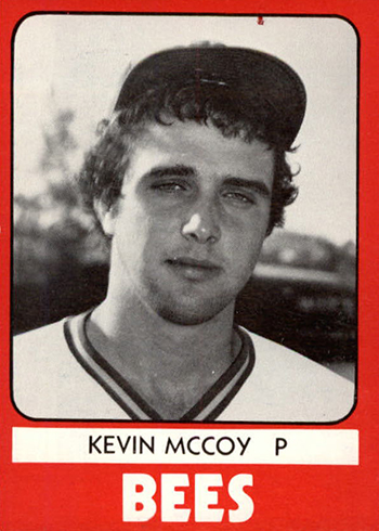 1980 Burlington Bees TCMA Kevin McCoy