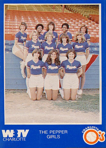 1980 Charlotte Os WBTV Pepper Girls