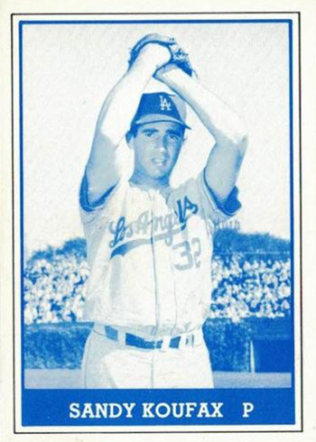 1980 Dodgers 1959 TCMA Sandy Koufax
